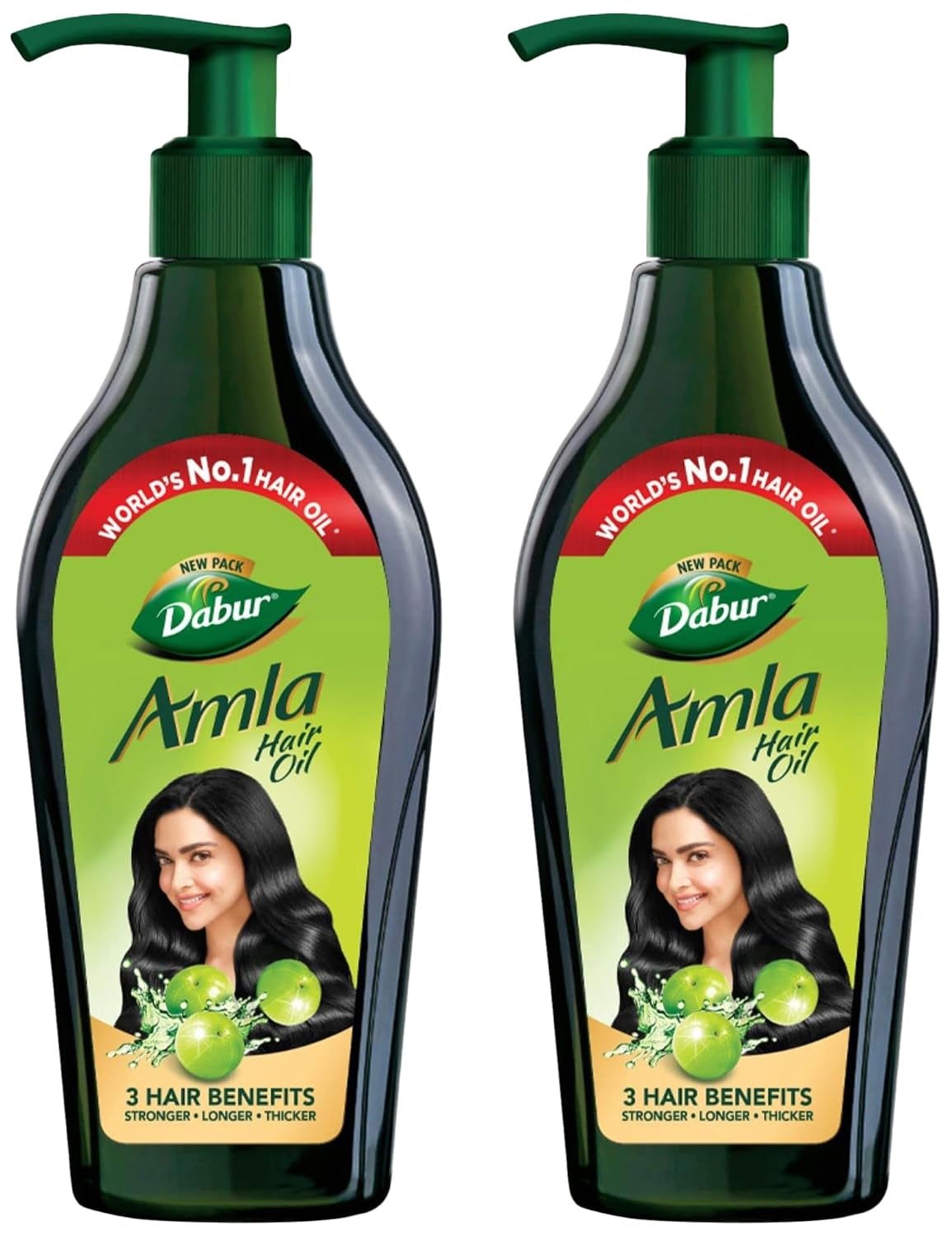 Dabur Amla Hair Oil - 550 ml | For Strong, Long and Thick hair | Nourishes Scalp | Controls Hair Fall, Strengthens Hair & Promotes Hair Growth (Pack of 2) Visit the Dabur Store