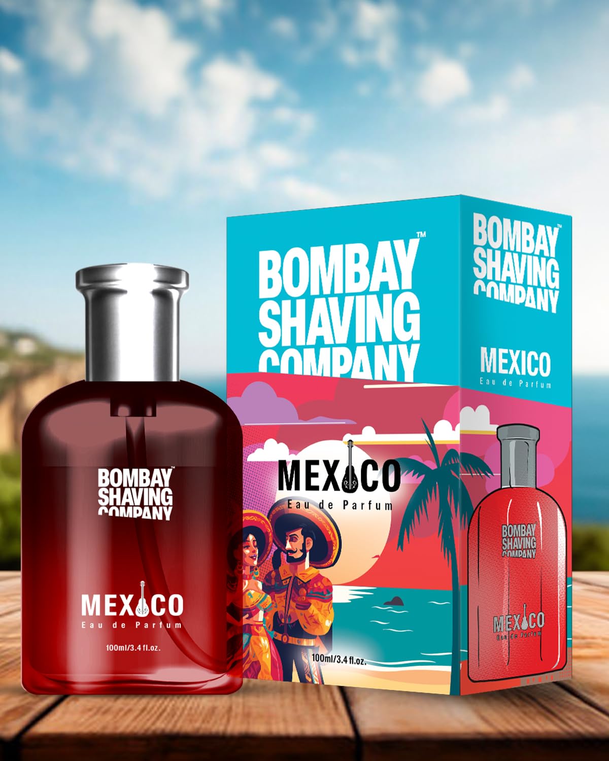 Bombay Shaving Company Power Styler Beard Trimmer & Perfume - Mexico 100ml || Combo