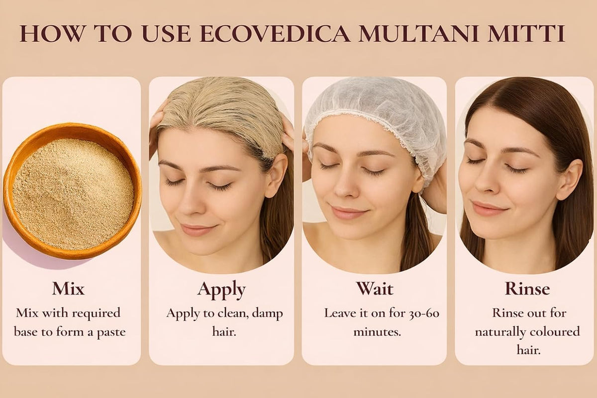 100% Pure Multani Mitti Stone (500gm) | Natural Fuller's Earth Clay for Face Pack, Skin Oil Control | For All Skin Types |