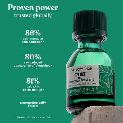 The Body Shop Tea Tree Oil, For Oily, Blemished Skin, Vegan, 0.67 Oz