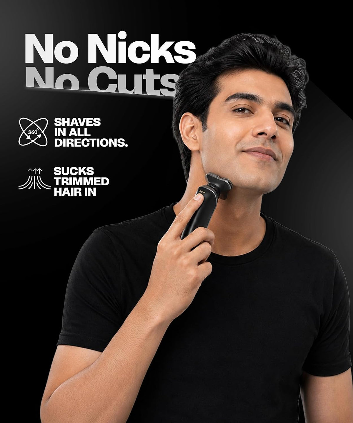Bombay Shaving Company Autopilot Electric Shaver For Men | Intelligent Shaving | PowerSense Technology | Low Noise Motor | Auto-adjusts Speed | Type-C Flash Cha
