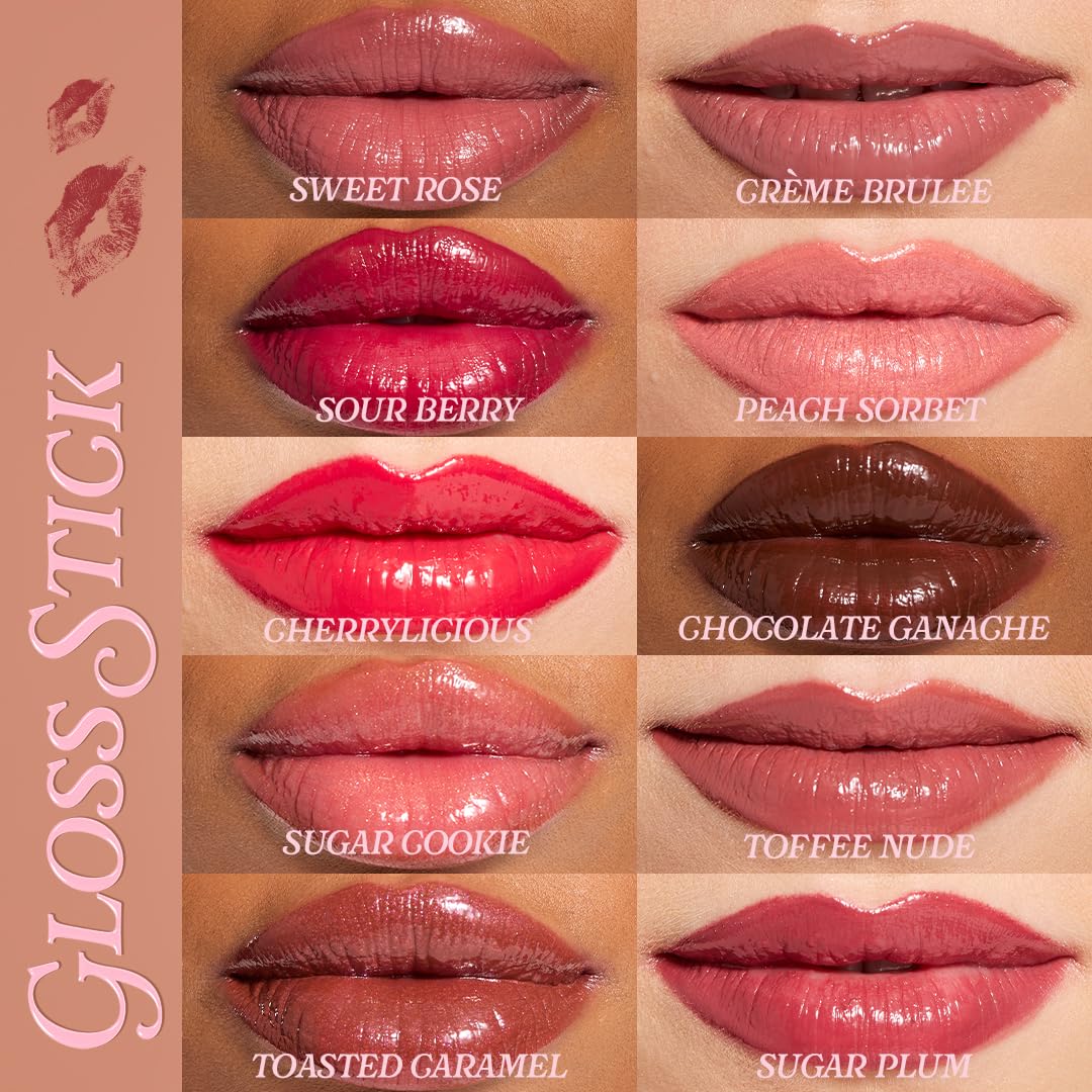 Revolution Pout Lip Gloss Stick – Creme Brulee Mauve | Juicy Tint with Glossy Balm Finish | Moisturizing, Lightweight & Non-Sticky | Vegan & Cruelty-Free | 3g