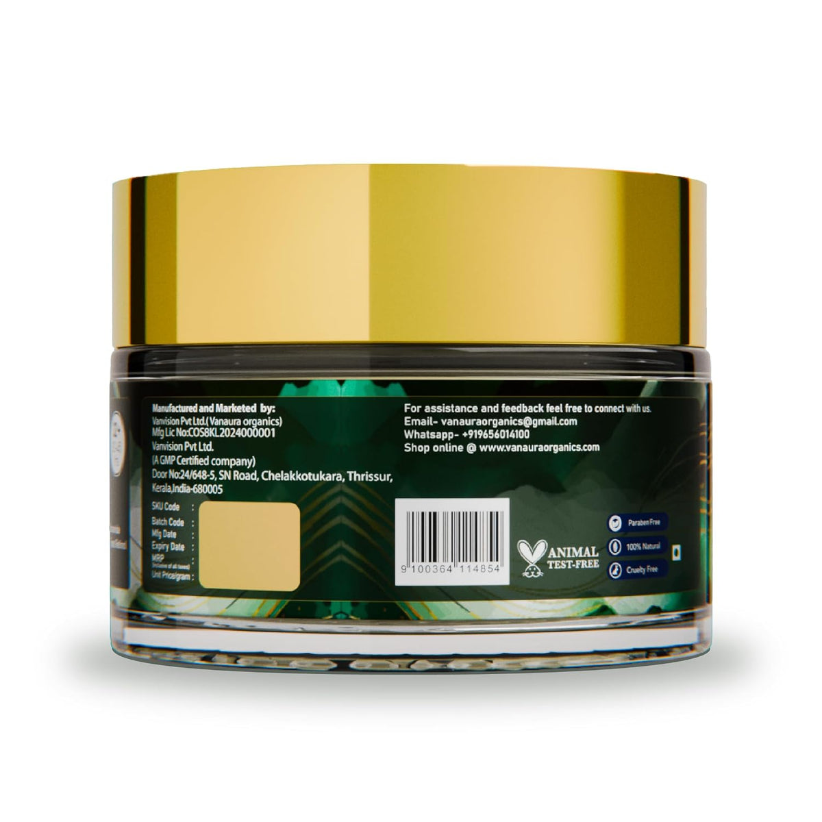 Vanaura Organics Rejuvinita Gold 32+ | Overnight Cream for Glowing Skin | Anti Ageing Night Cream for Women and Men | Pigmentation & Wrinkles | Tanning & Dullne