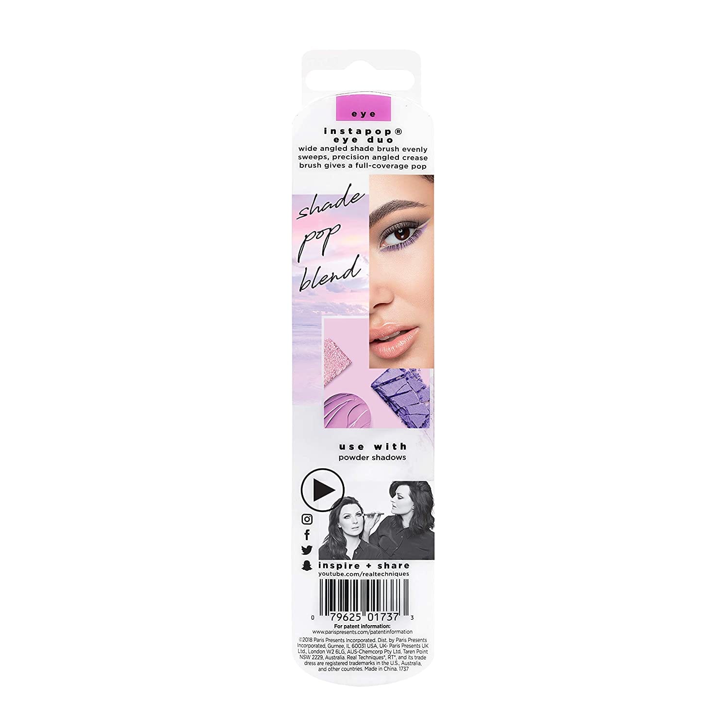 Real Techniques - Insta Pop Eye Brush Duo - 01737