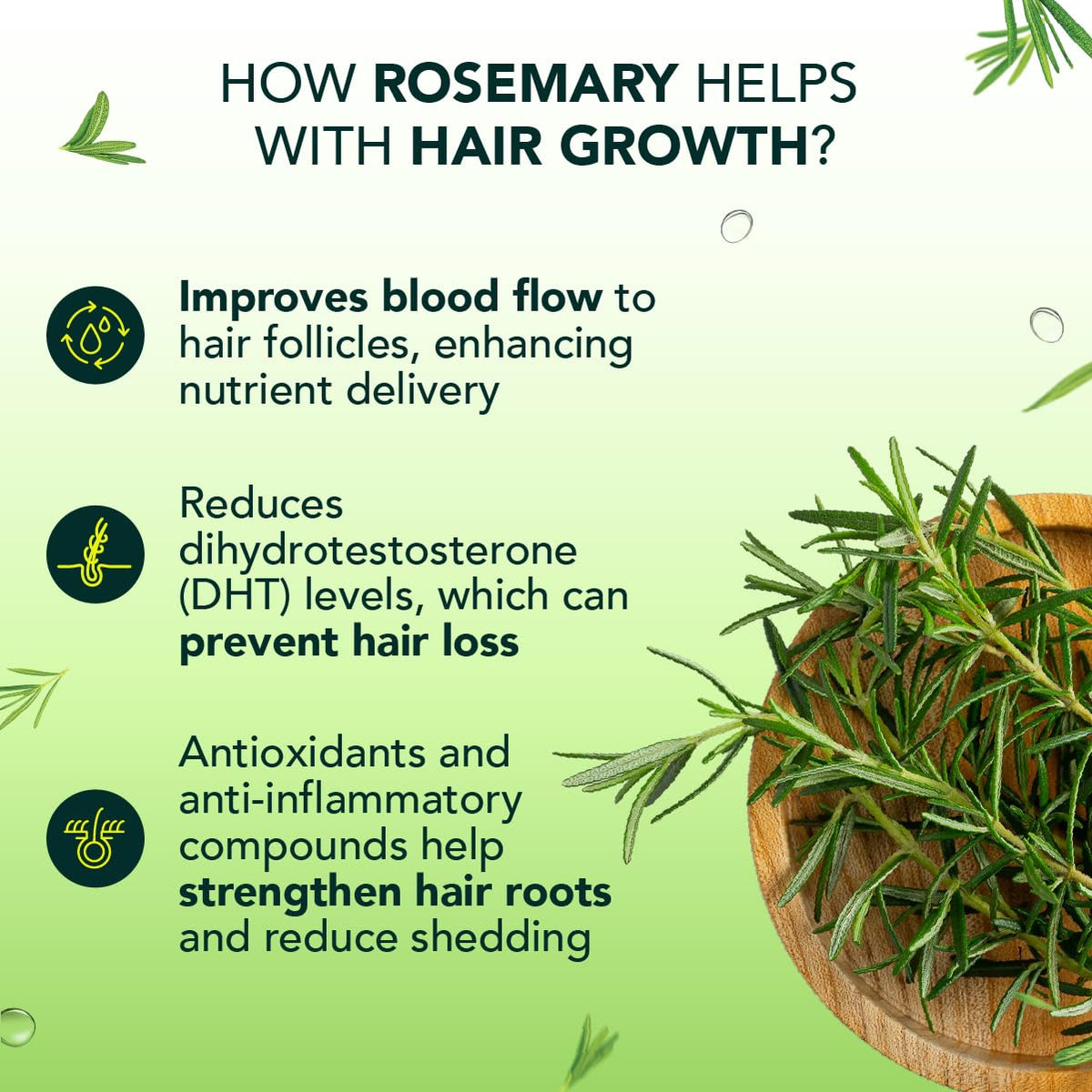 Alps Goodness Rosemary Water Spray for Hair Growth (250ml) | Clinically Proven (In Vivo Tested) to Reduce Hair Fall & Promote Regrowth | 100% Natural Rosemary E