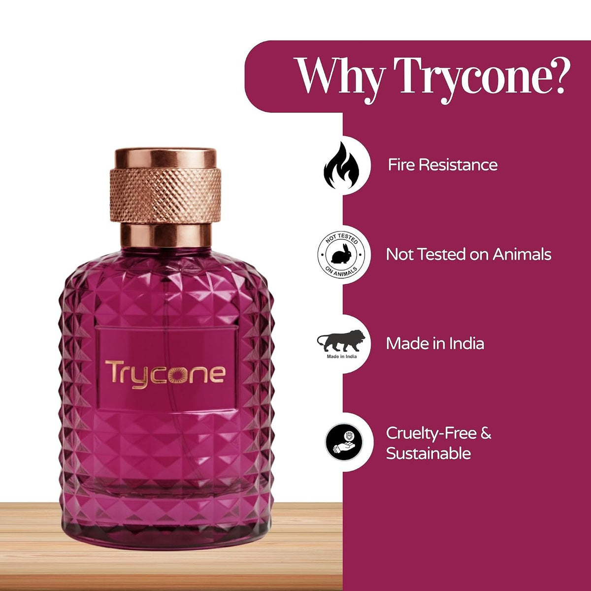 Trycone Velonna Eau de Parfum for Women | Sweet Pear & Blackcurrant with Floral Heart | Wrapped in Praline, Vanilla & Patchouli | Long-Lasting Luxury Fragrance,