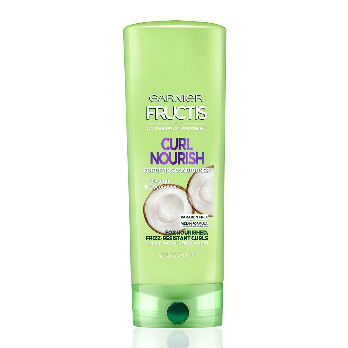Garnier Hair Care Fructis Triple Nutrition Curl Nourish Conditioner, 12 Fl Oz