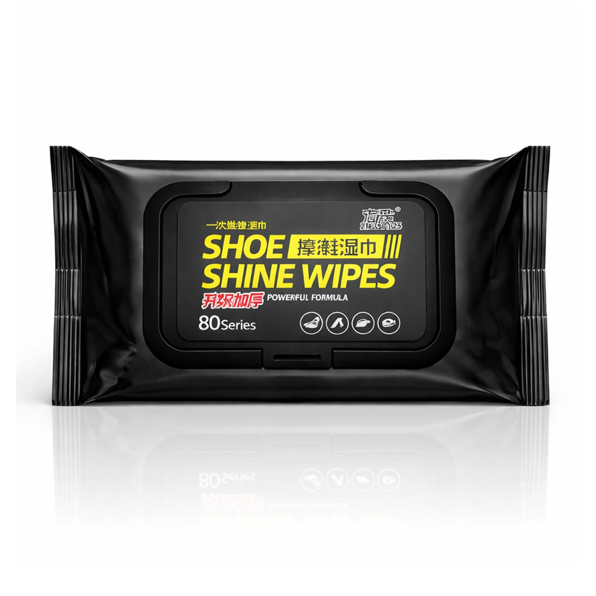 MIKANIX Shoe Shine Wipes | Shoe Cleaning Wipes for Sneakers & Leather Shoes | Instant Shoe Cleaner Wet Wipes | Portable Shoe Polish Wipes PACK OF 1