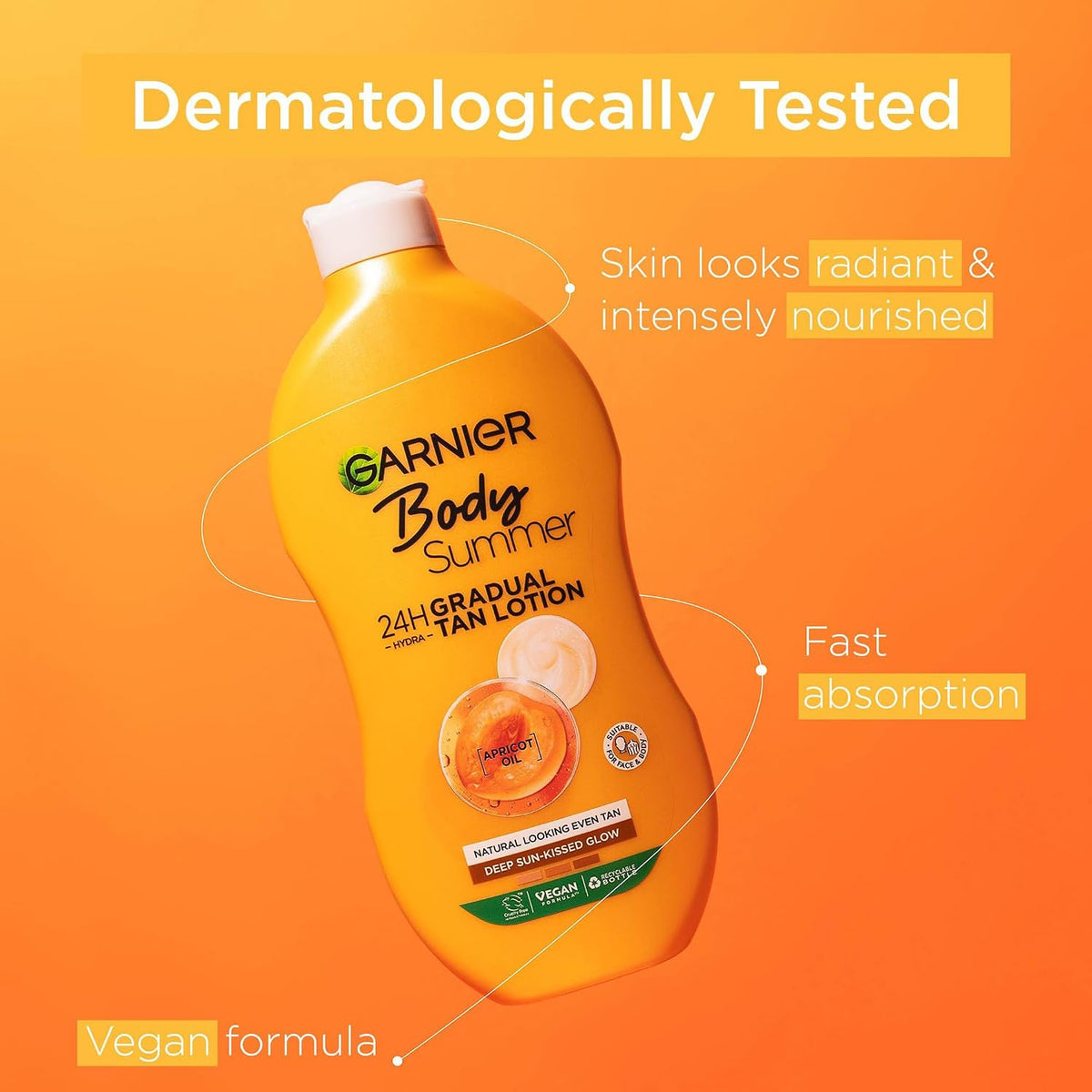 Summer Body by Garnier Moisturising Lotion Deep 400ml