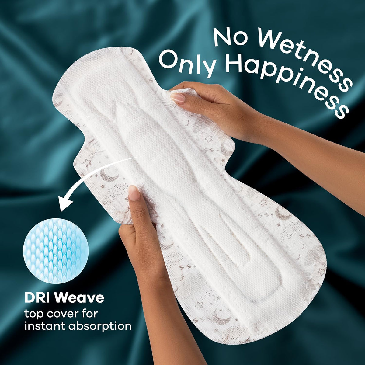 Whisper bindazzz Nights Pads For Women, XXX-Large Pack of 20 pads Scent: unscented XXXL 20
