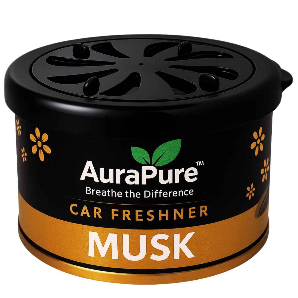 Musk Car Air Freshener Gel | Premium Long Lasting Gel Air Freshener for Car Dashboard, AC Vent & Interior | Rich Musk Fragrance Odor Eliminator | Spill-Proof Ca