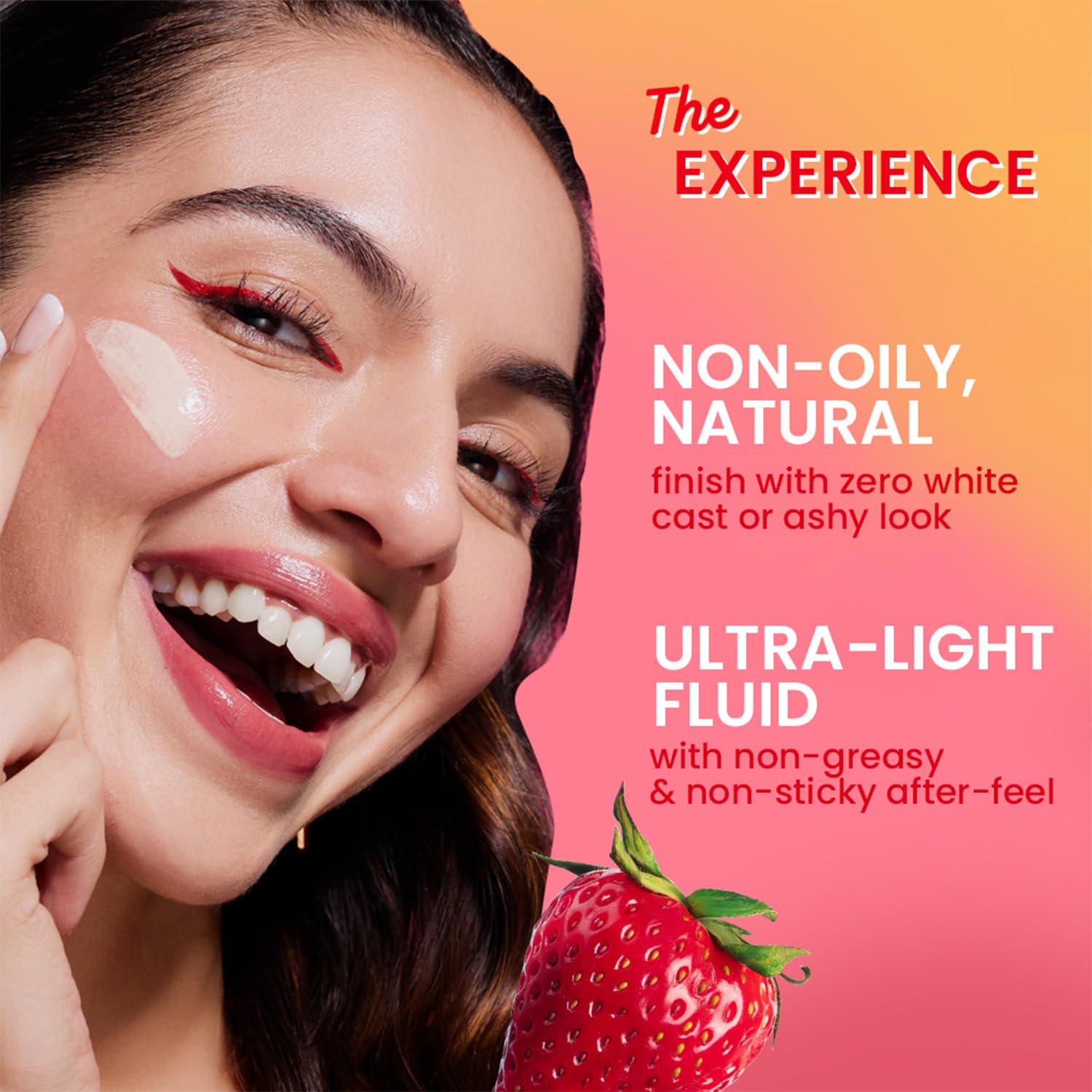 Dot & Key Strawberry Dew Tinted Sunscreen In-Vivo Tested SPF 50+ PA++++ With New-Age UV Filters, Brightens & Protects Skin, Ultra-light, Blends Easily, With Niacinamide, Natural Finish, Non-Sticky| 50ml