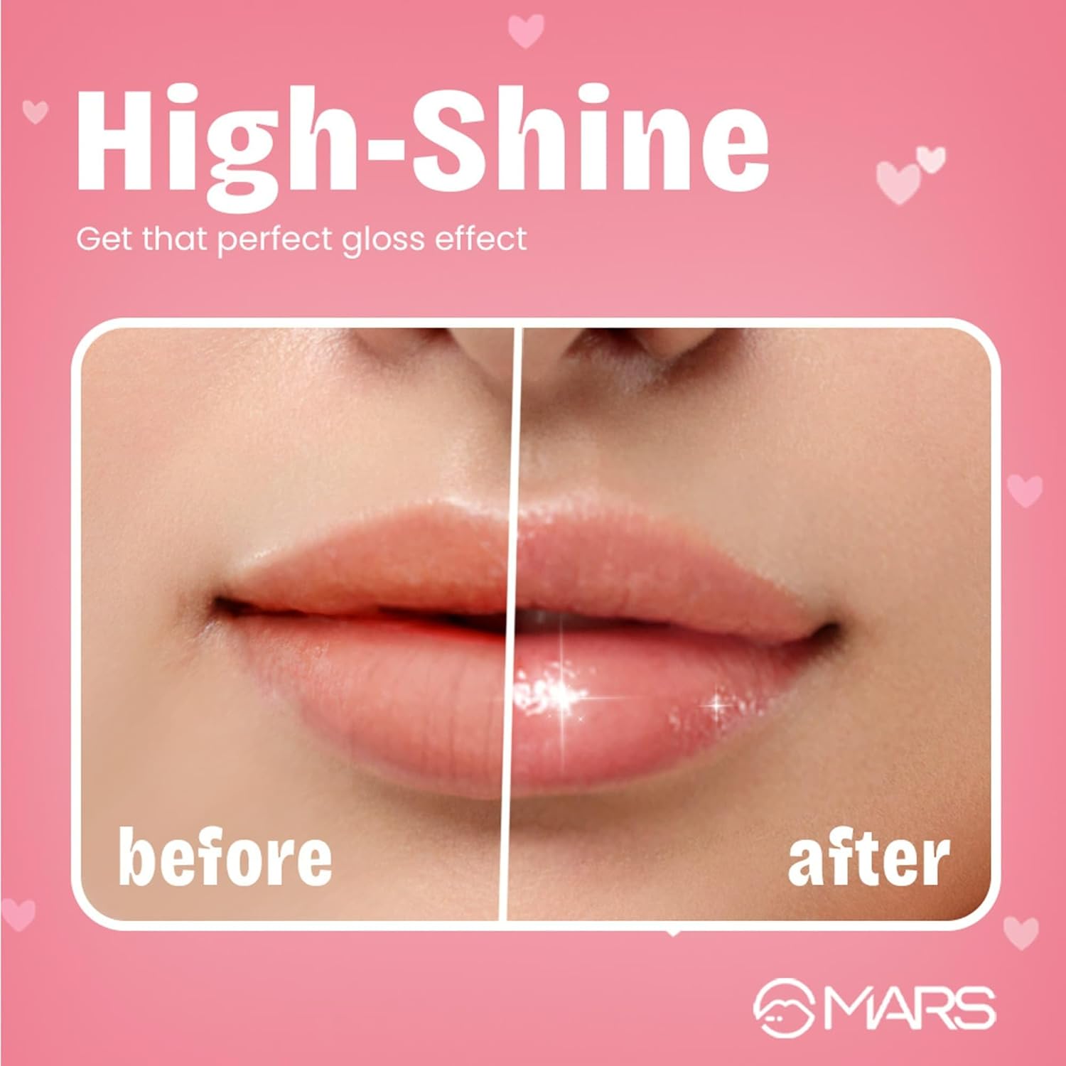 MARS Candylicious Sheer Lip Gloss for Women | Hydrating & High Shine | Lightweight | Non-Sticky | Enriched with Vitamin-E, Hyaluronic Acid & Avocado Ester (4.0ml) (11-TOFFEE TWIRL)