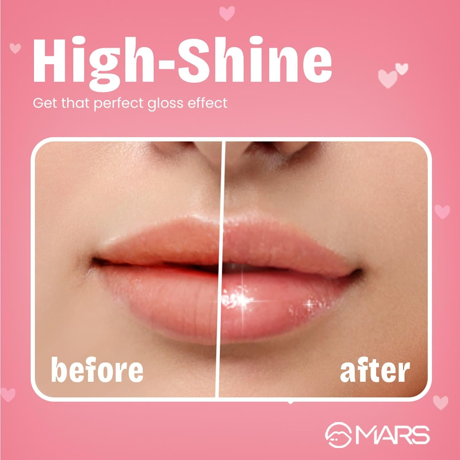 MARS Candylicious Sheer Lip Gloss for Women | Hydrating & High Shine | Lightweight | Non-Sticky | Enriched with Vitamin-E, Hyaluronic Acid & Avocado Ester (4.0ml) (08-CHERRY COLA)