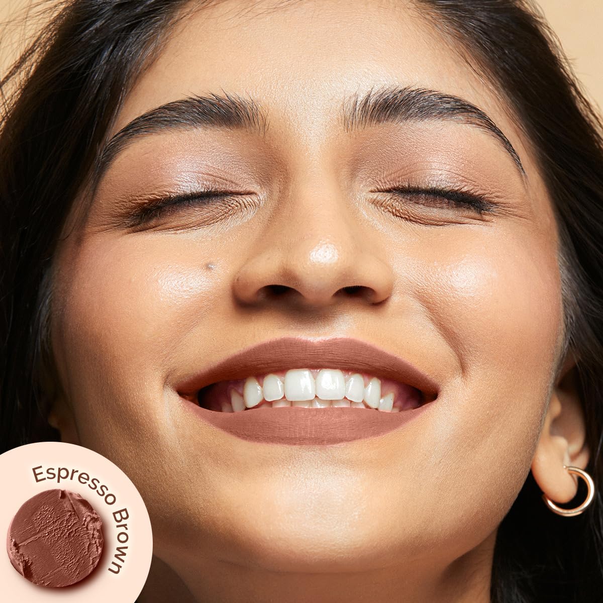Mamaearth Moisture Matte Lipstick (05 - Espresso Brown) | Infused with Vitamin E | 12-Hour Long Stay & 8-Hour Moisture Lock | Cruelty-Free & Smudge-Proof | 0.07 Oz/2g