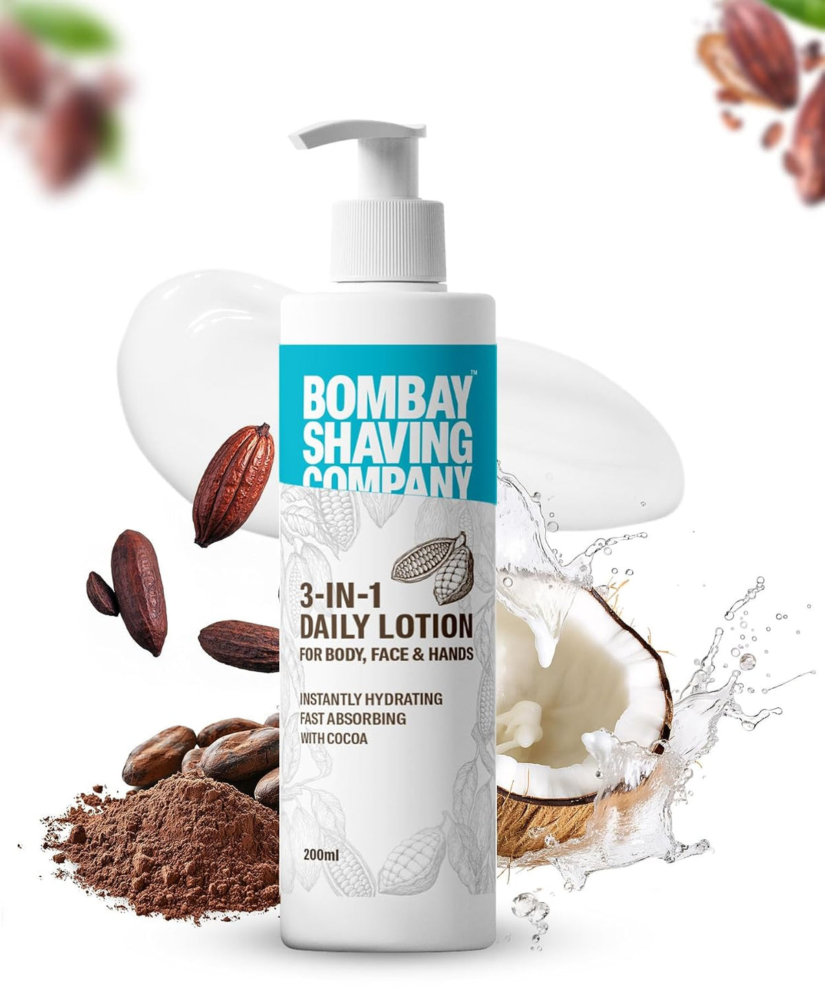 Bombay Shaving Company 3-IN-1 Daily Lotion (Cocoa) - 200ml