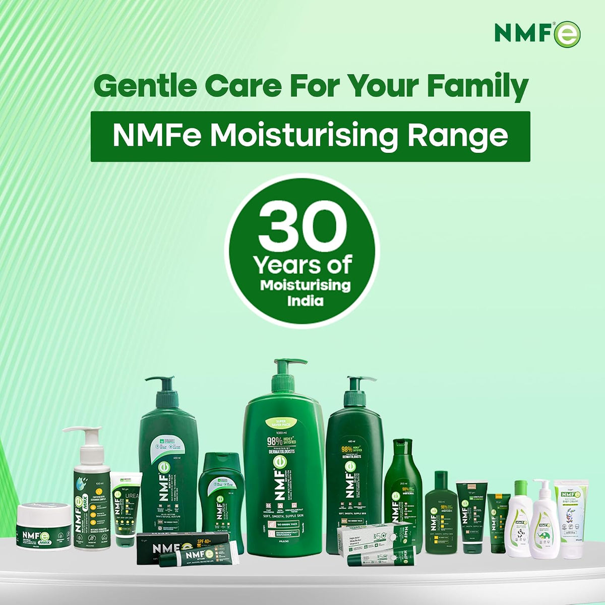 NMFe Moisturising Lotion 100ml | Natural Moisturising Factors Quick Absorbing, Non Greasy and Easily Spreadable | Recommended by Skincare Experts | Use Twice Da