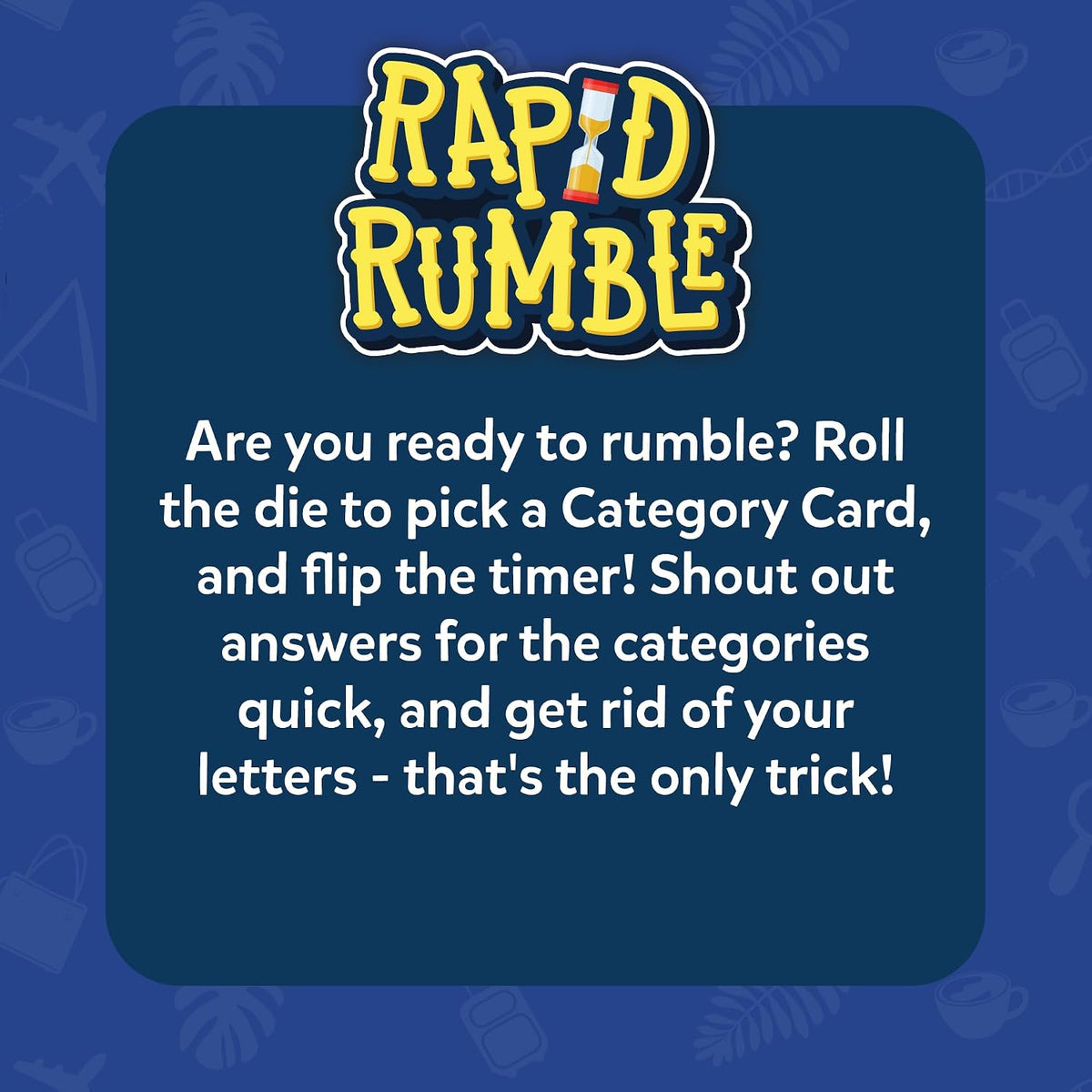 Skillmatics Rapid Rumble – Fast-Paced Board Game for Kids, Teens & Adults