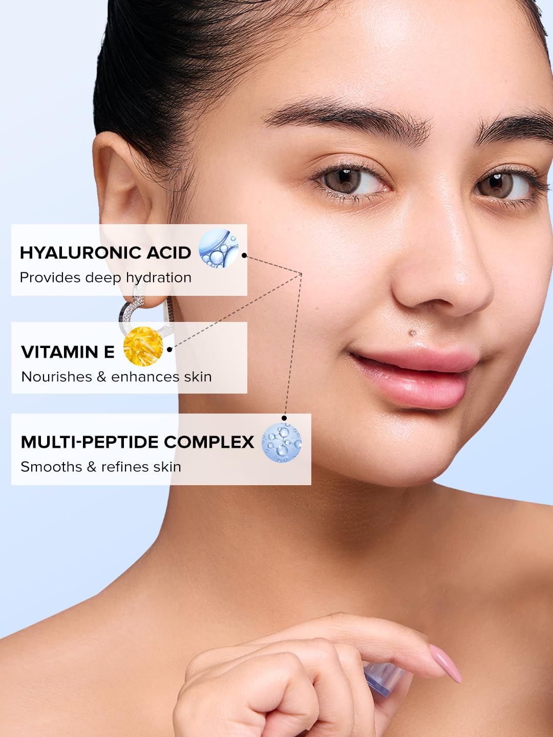 Daily Life Forever52 Baselab Go Blur Peptide Primer | Minimizes Pores & Fine Lines, Hydrating & Smoothing Makeup Base with Multi-Peptides, Hyaluronic Acid & Vitamin E for Flawless Skin