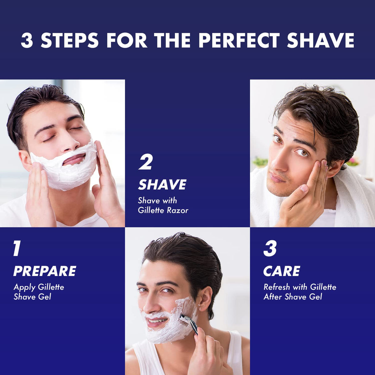Gillette AFTER SHAVE SPLASH REFRESHING BREEZE 100ML, White. 100 ml (Pack of 1) White Refreshing Breeze