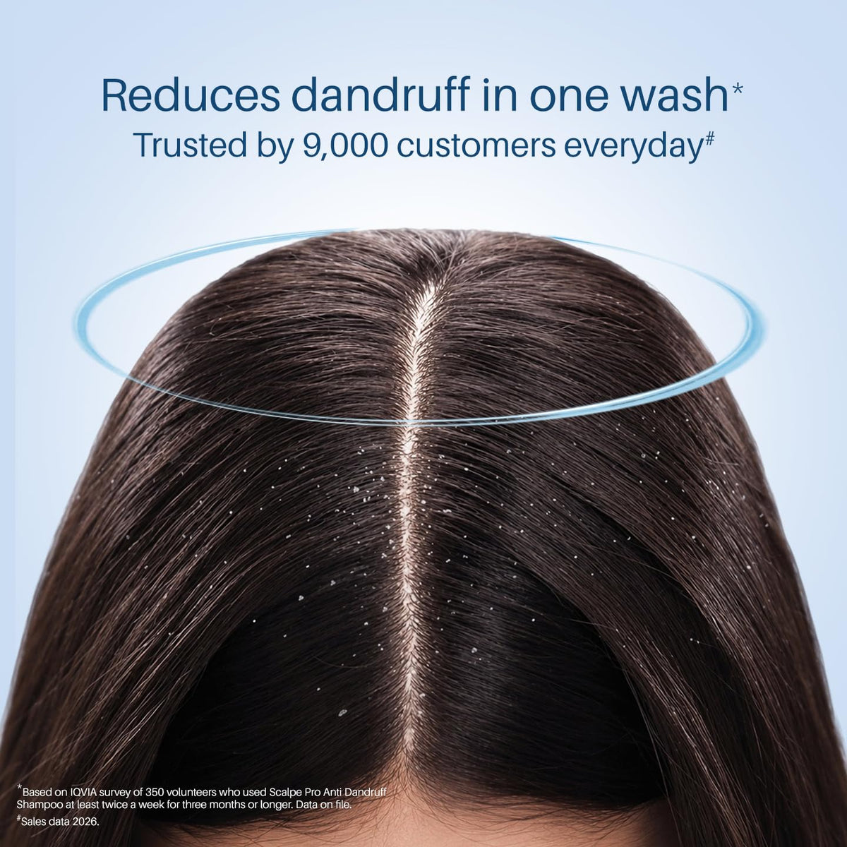 Scalpe Pro Daily Anti-Dandruff Shampoo | Removes Dandruff from Source | Prevents Itching & Irritation | Scalpe Science | Climbazole Formulation | Dermatological