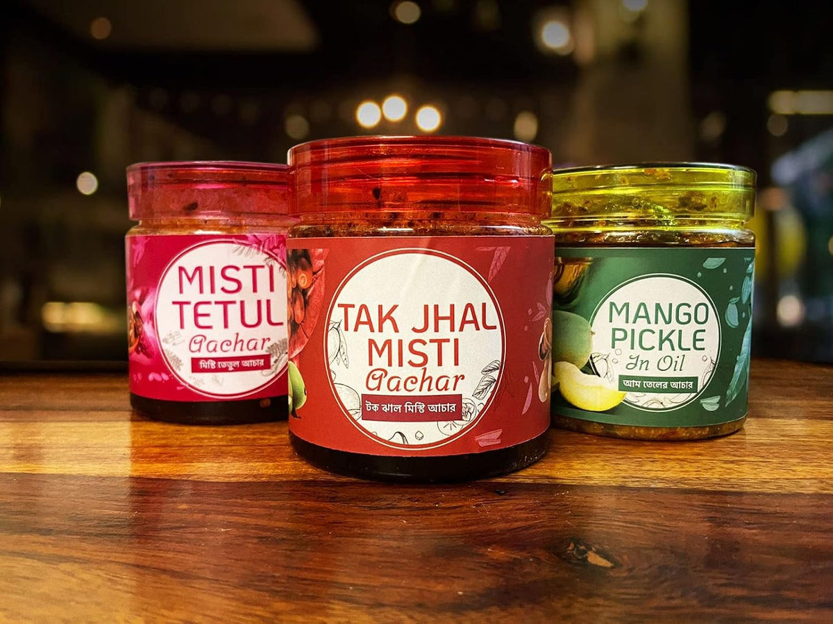 Bangla Homemade Kul Pickle - 250G, Kul Achar, Jujube Pickle, Premium Kuler Achar, Sweet & Sour Berry Pickle 250 g