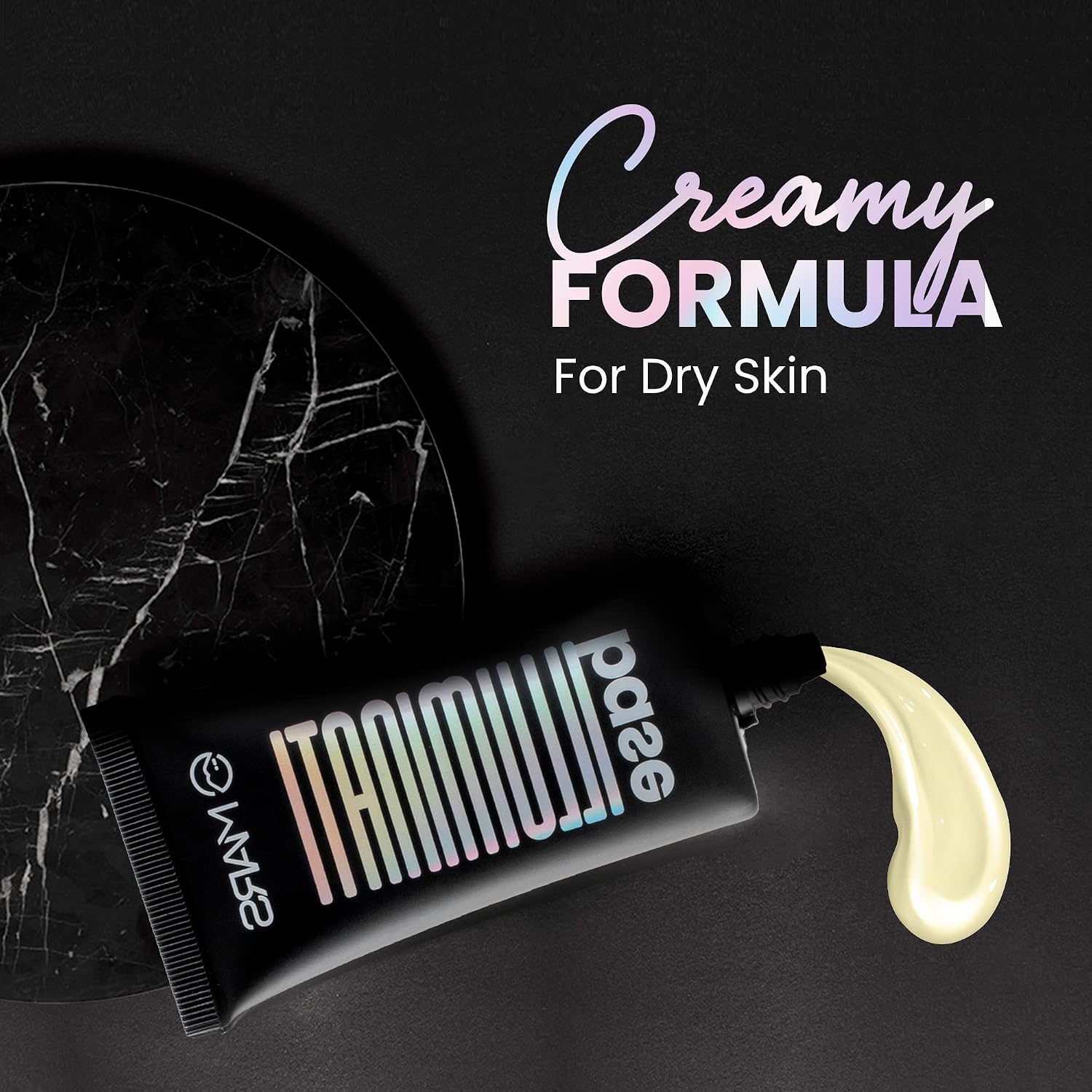 MARS Illuminati Base Strobe Cream Dewy Primer with Highlighter | Glowy Dewy Primer for Face Makeup | Natural Finish (45ml) (PINK)