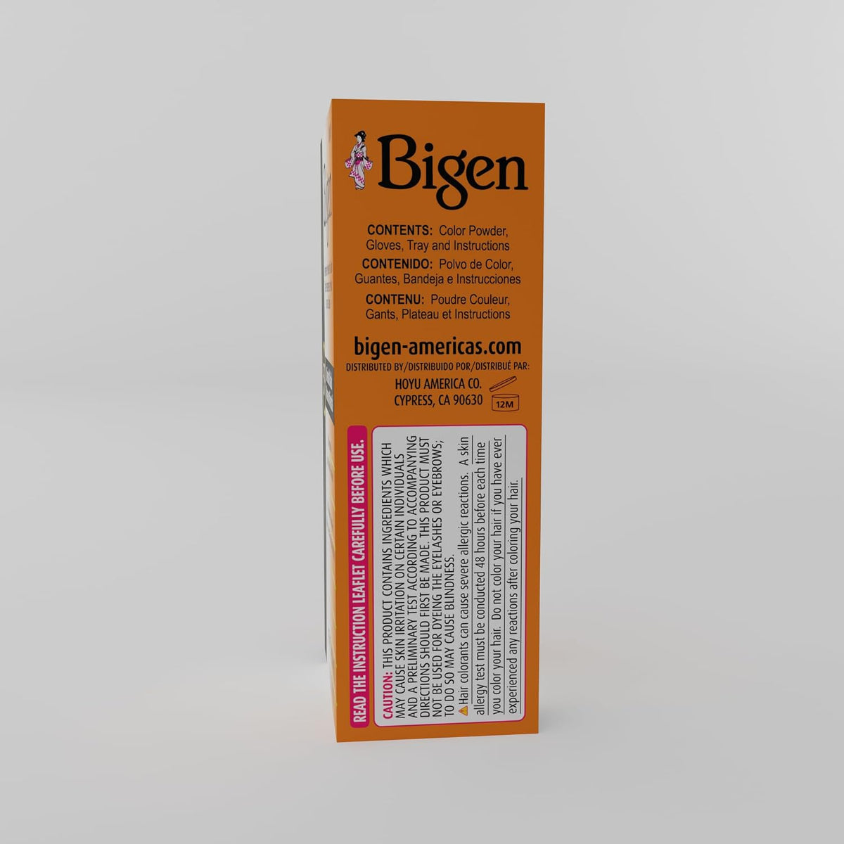 #58 Black Brown Bigen Permanent Powder - 12 Pack