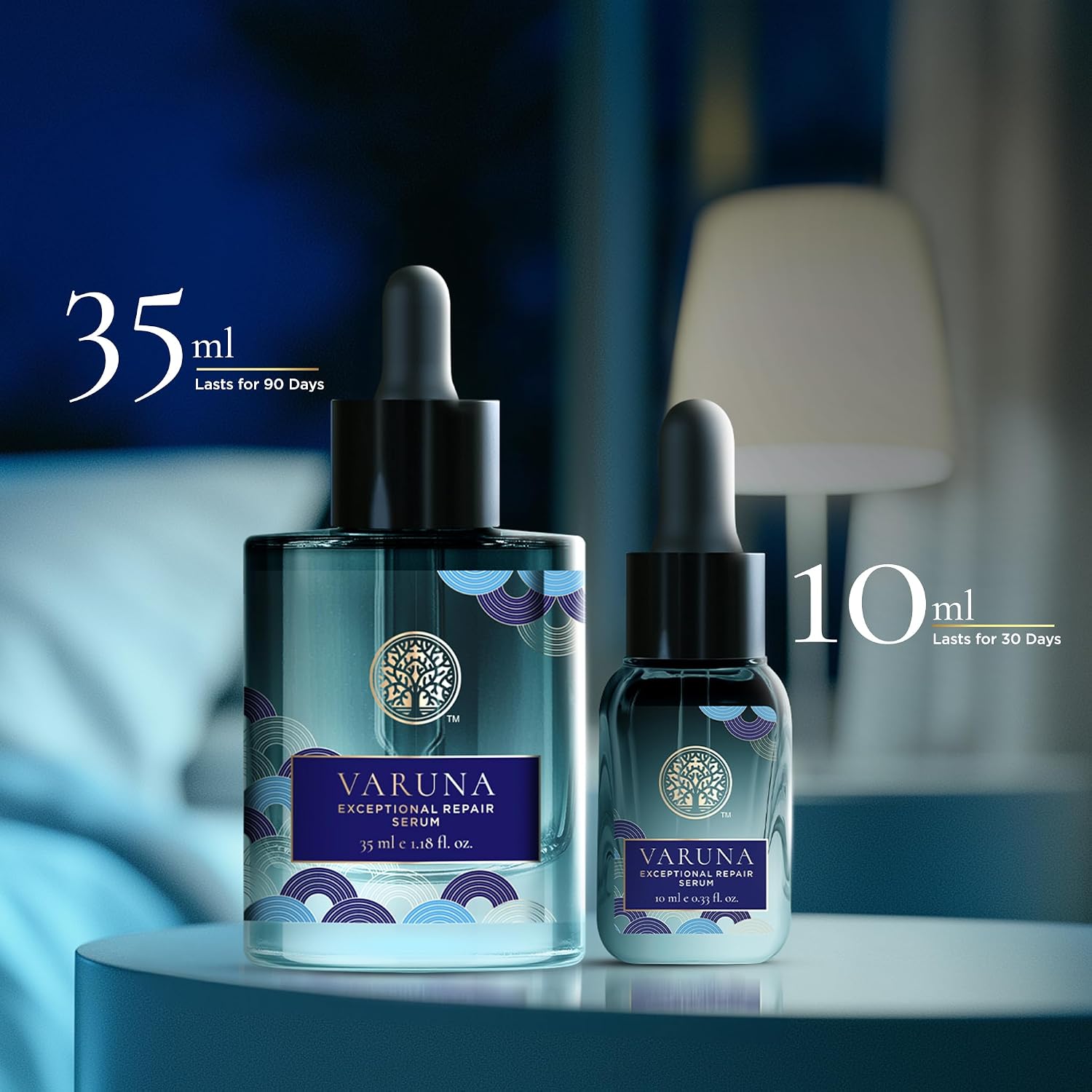 Forest Essentials Varuna Exceptional Anti-Ageing Night Repair Serum | Hydrates & Boosts Collagen for Firmer, Smoother Skin | Innovative Nanotechnology & Fermented Herbs | Clinically Proven Results