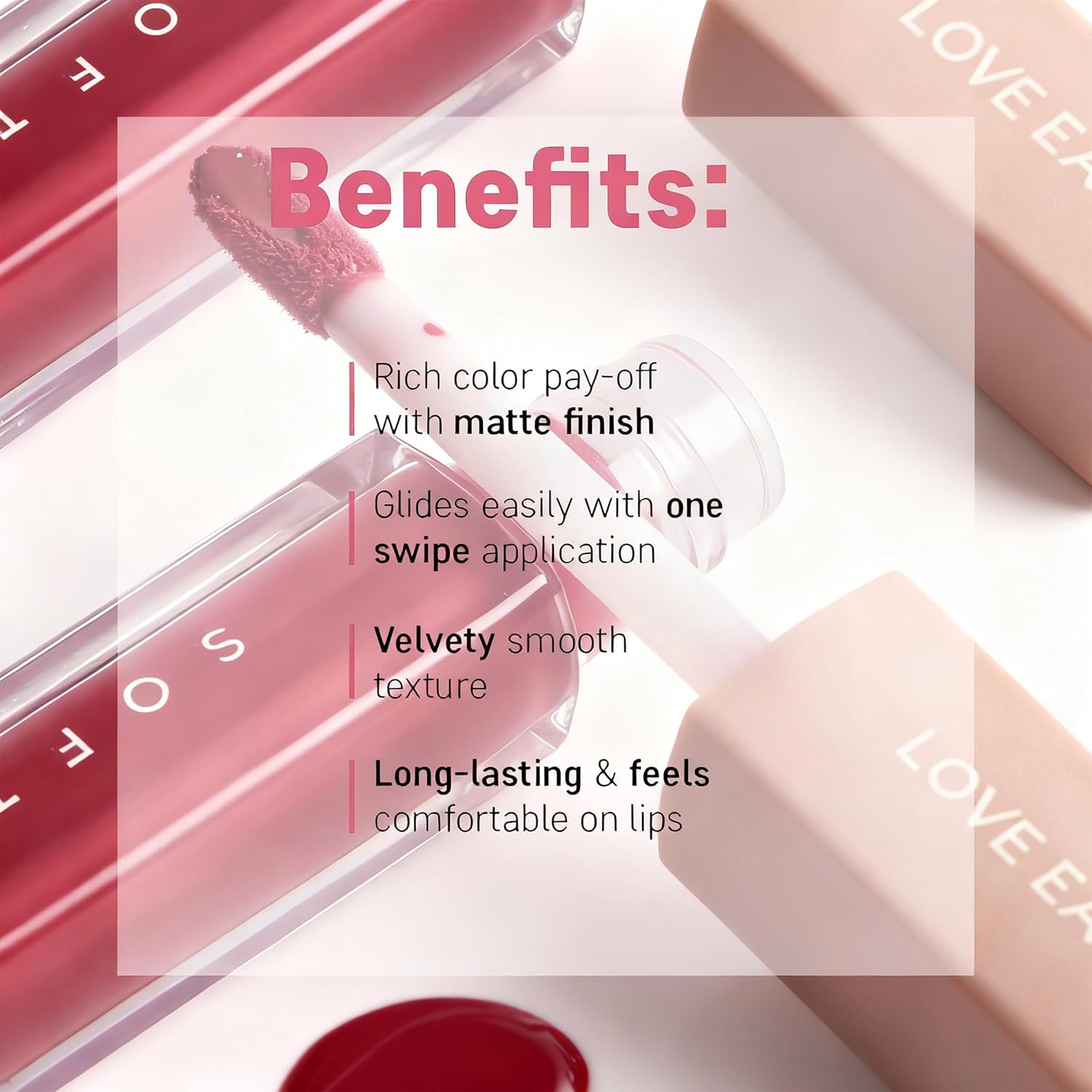 Love Earth Softy Tinty Lipstick - Latte Scoop| Vitamin E, Squalane & Peptides Infused Hydrating Lip Tint - 1.5ML