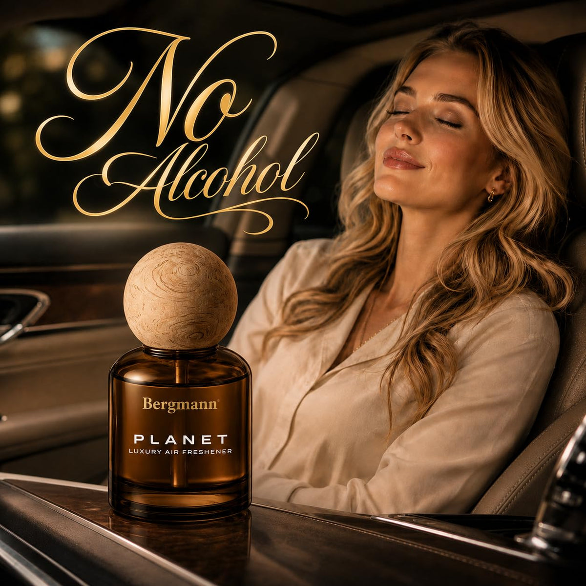 Bergmann Planet Luxury Car Perfume, Car Air Freshener, For Car & Home, Alcohol-free, Long-Lasting upto 90 days, COLOGNE, 110ml