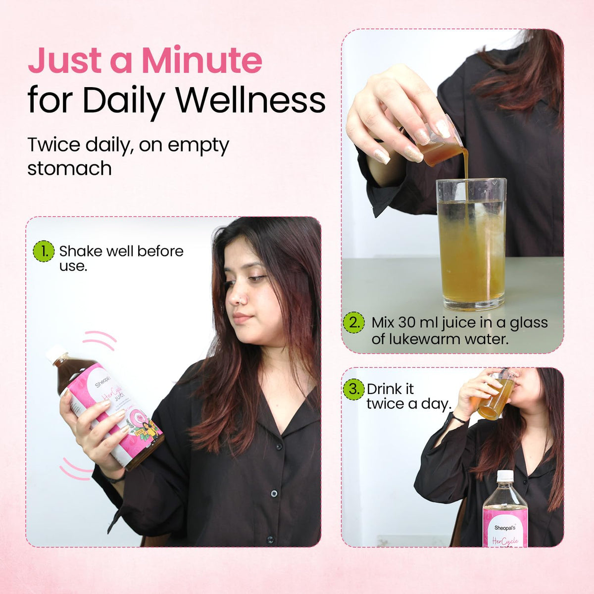 Sheopal's HerCycle Juice | Women's Hormonal Wellness & Menstrual Health Support