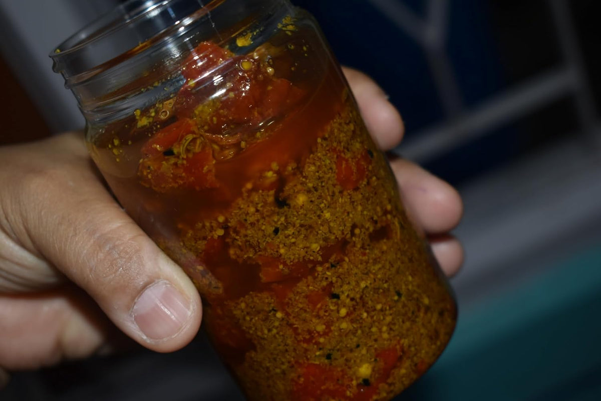 Burung Bhut Jolokia Pickle, 240g, Pure Veg