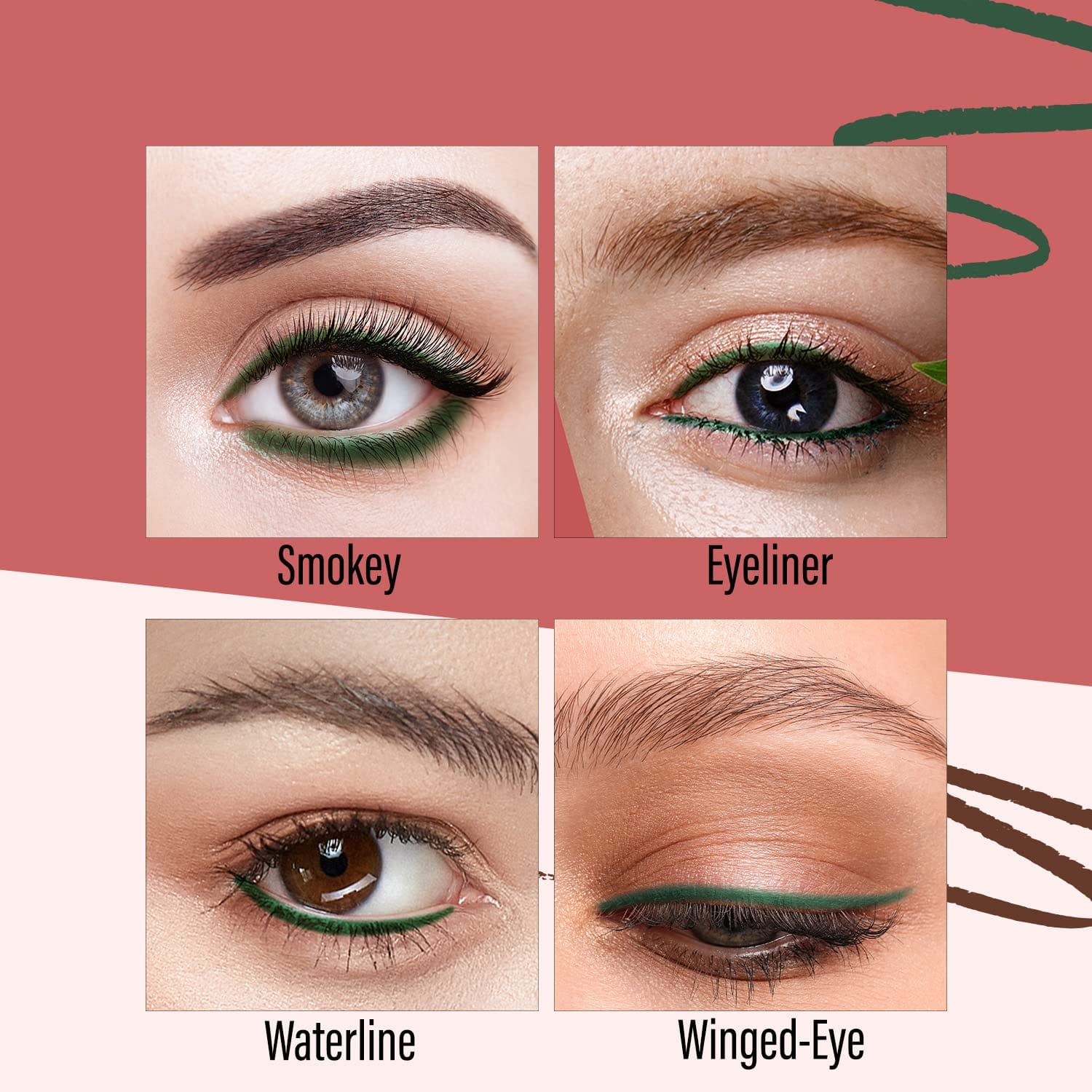 Faces - Magneteyes Color Kajal Pencil 12HR Waterproof Almond Oil