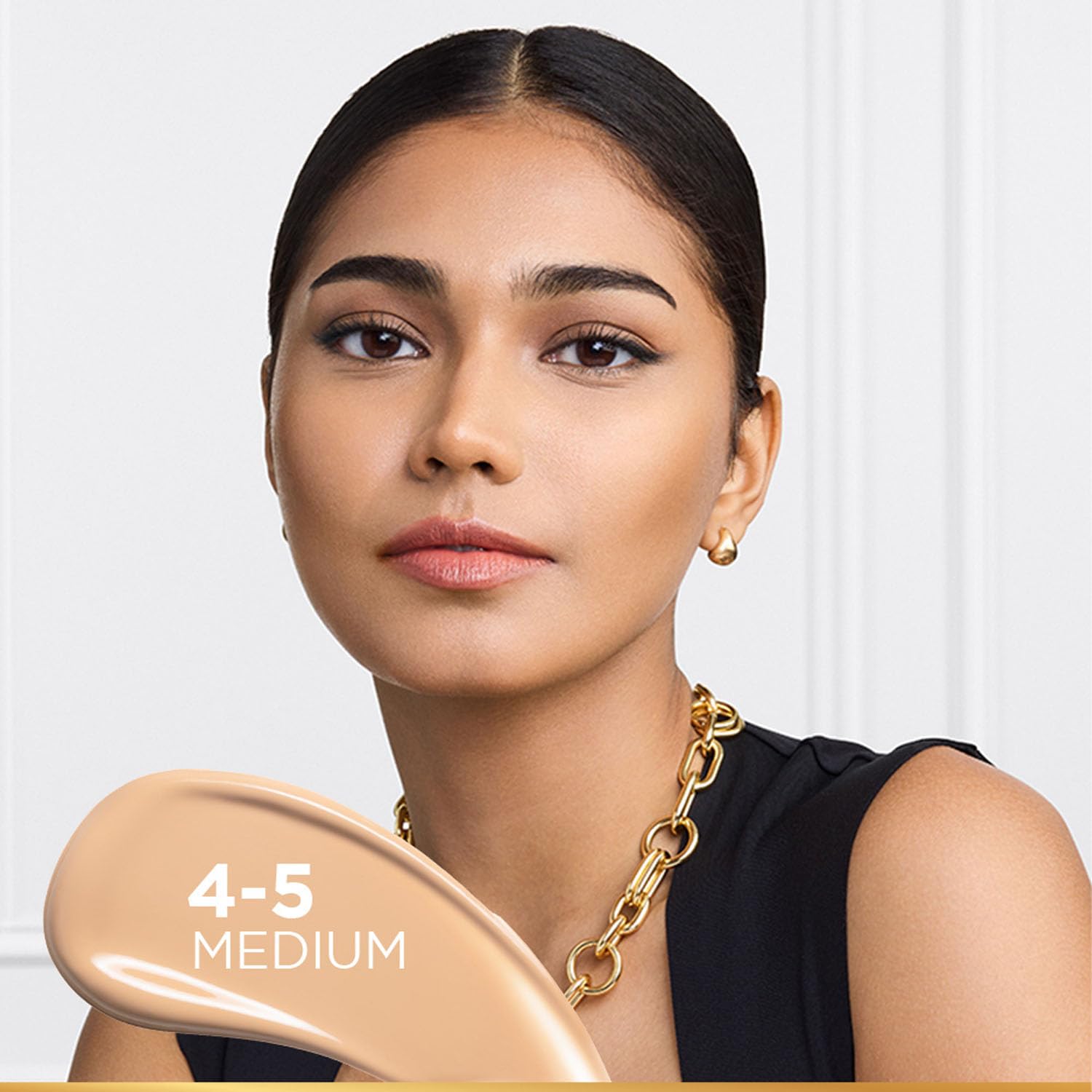 L’Oréal Paris Infallible 24H Tinted Serum Foundation, Light-weight Coverage, Dewy & Radiant Finish, Transfer-proof, 30ml