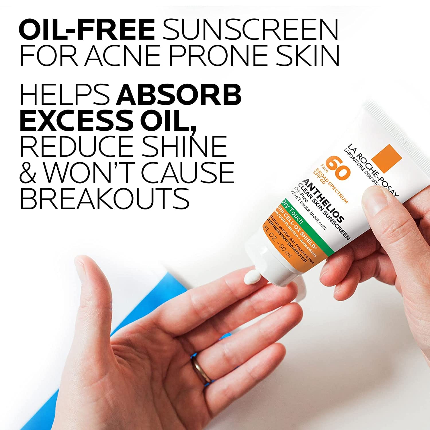 La Roche Posay - SPF 60 - 0.15 Pounds Sunscreen Cream Dry Touch (50mL)