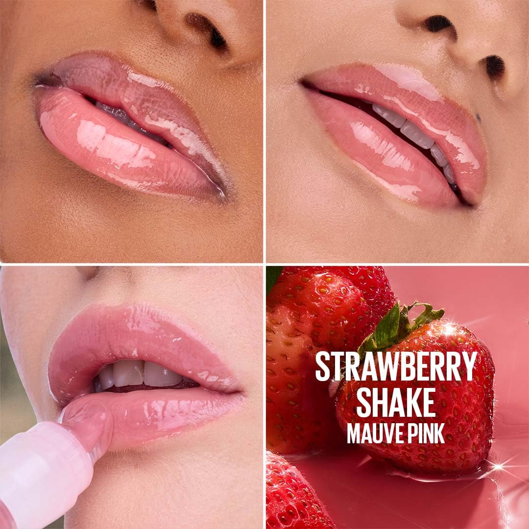 Maybelline New York Lifter Gel Lip Oil In Gel, Strawberry Shake, 6.6ml
