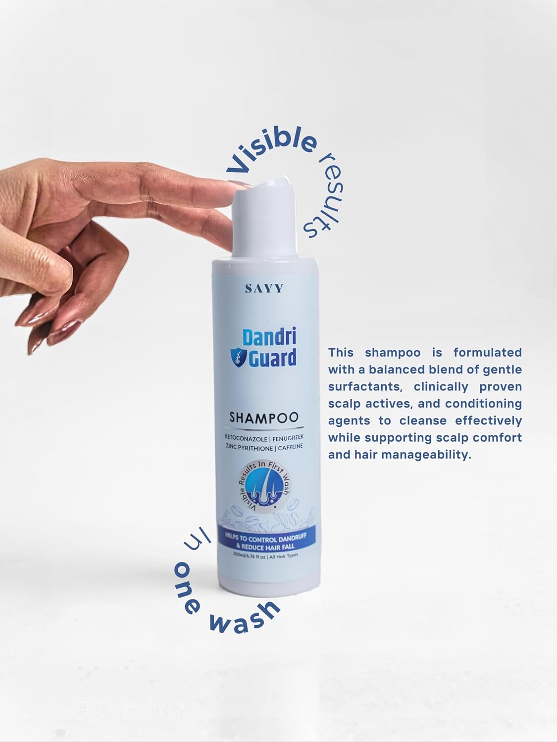SAYY Dandri Guard Anti Dandruff & Hair Fall Shampoo for All Hair Types 1 ml (Pack of 1)