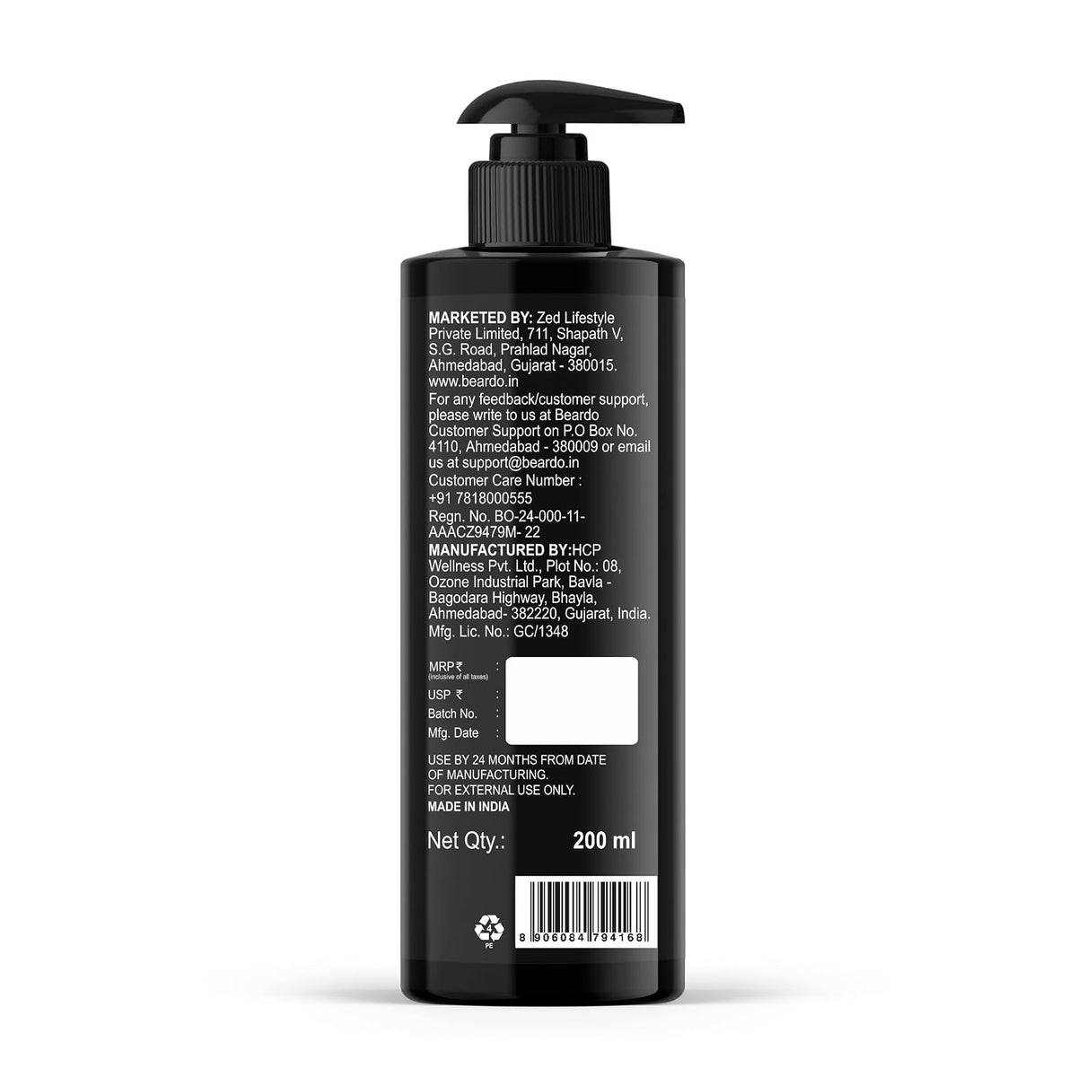 Beardo 3-in-1 Activated Charcoal Face Wash| Deep Cleanse, Exfoliate & Detoxify | All-in-One Face Wash for Oily Skin, Dirt & Pollution Removal | Oil Control Face