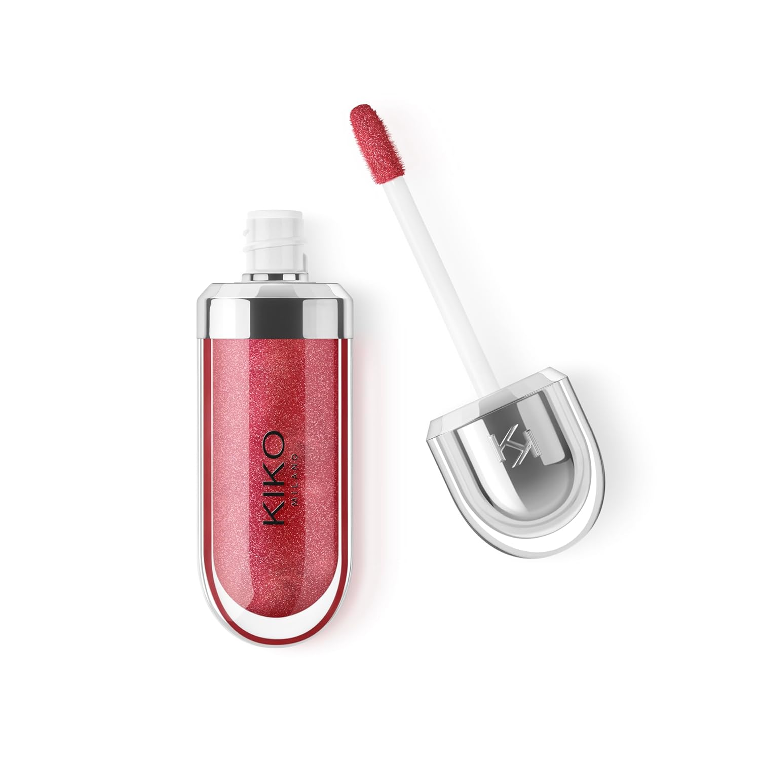 KIKO Milano 3D Hydra Lip Gloss – High Shine, Hydrating, Plumping, Non-Sticky, Moisturizing Lip Makeup Color:16 Iridescent Ruby