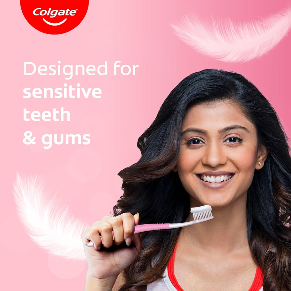 Colgate Sensitive Toothbrush Set | Ultra Soft Bristles | Sensitive Teeth 4 count (Pack of 1)