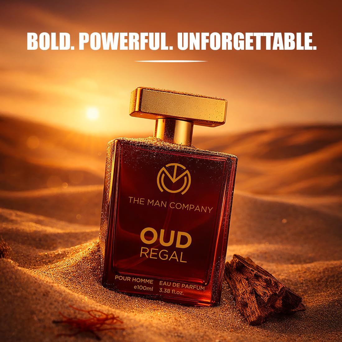THE MAN COMPANY OUD REGAL Perfume for Man | Long Lasting Bold Oud Perfume | Luxury EDP Fragrance with Saffron & Patchouli | Gift for Him | 100 ml | Anniversary