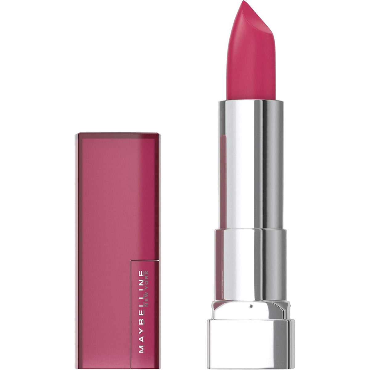 Maybelline New York Color Sensational Creamy Matte Lipstick, 680 Mesmerizing Magenta, 3.9g and Maybelline New York Color Sensational Creamy Matte Lipstick, 691