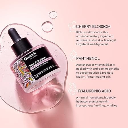 Quench - Glass Skin Serum With Cherry Blossom Radiance (30ML)