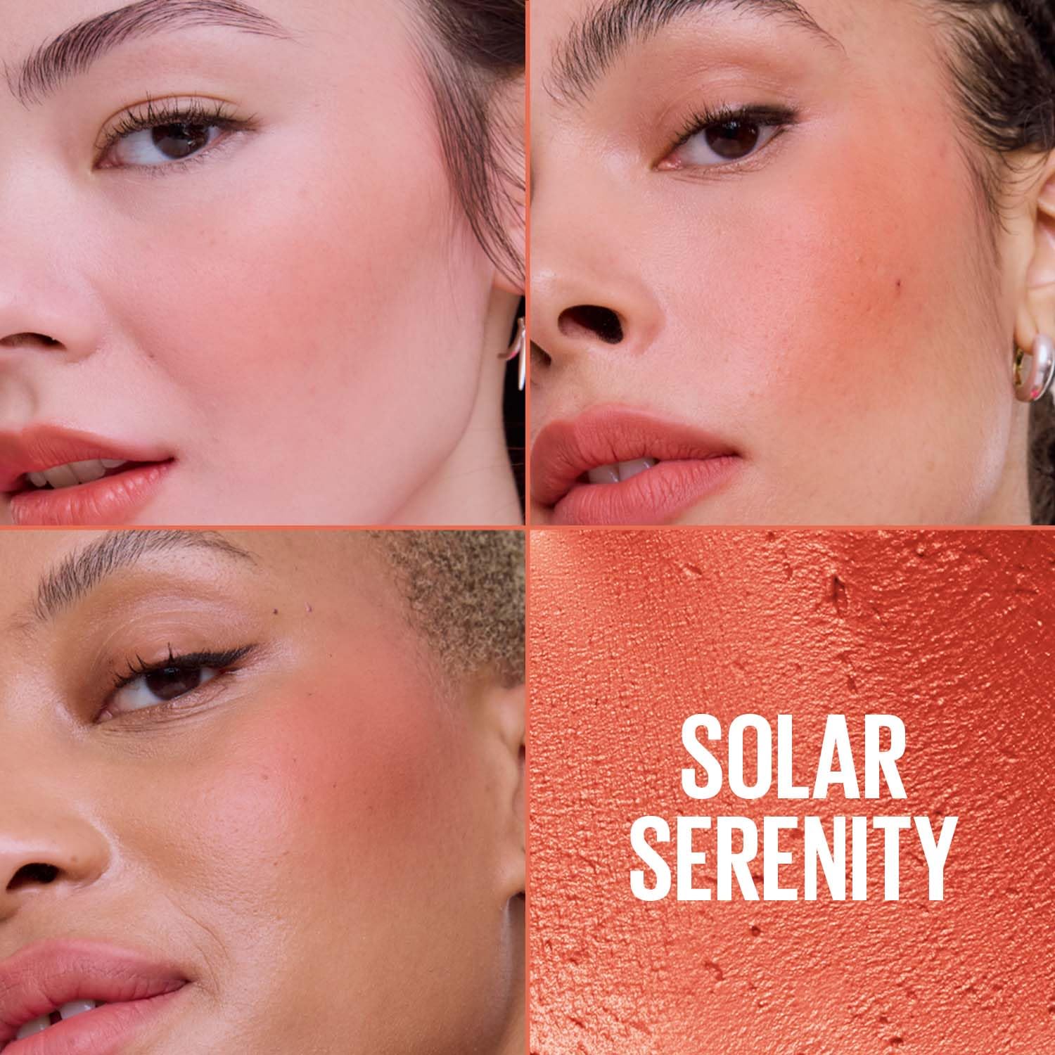 Maybelline Cloudtopia Cheek & Lip Mousse Blush | Lightweight, Pigmented Mousse in Solor Serenity, 5g