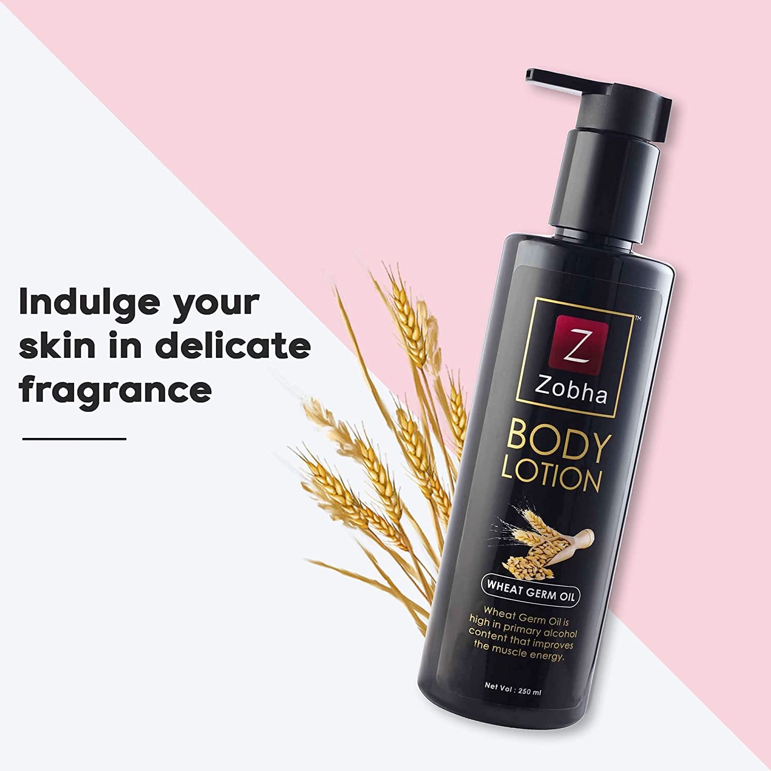 Zobha - Body Lotion With Pure Wheat Germ Oil (250ml)