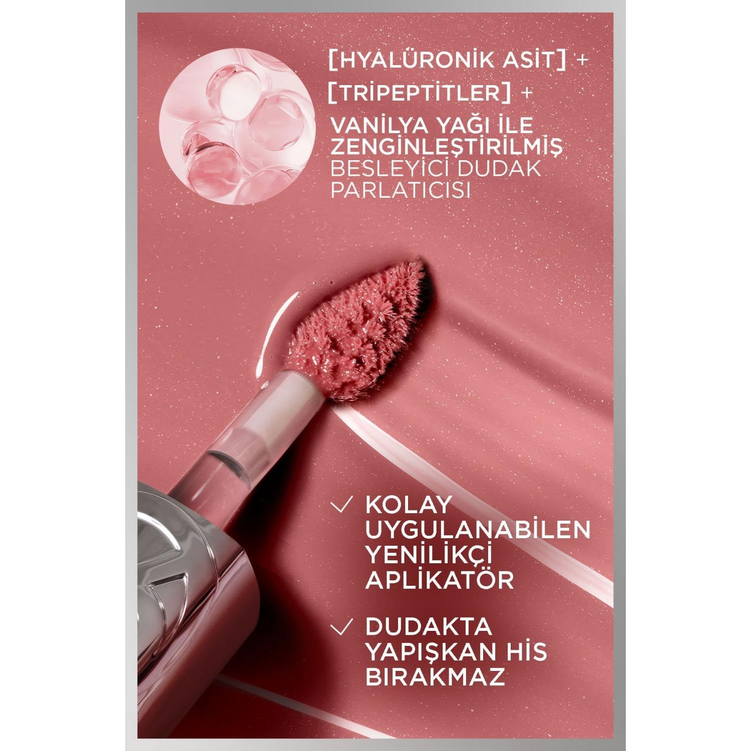 L’Oréal Paris Plump Ambition Hyaluron Lip Oil- 601 Worth It- Plumping Lip Oil, 5 ml