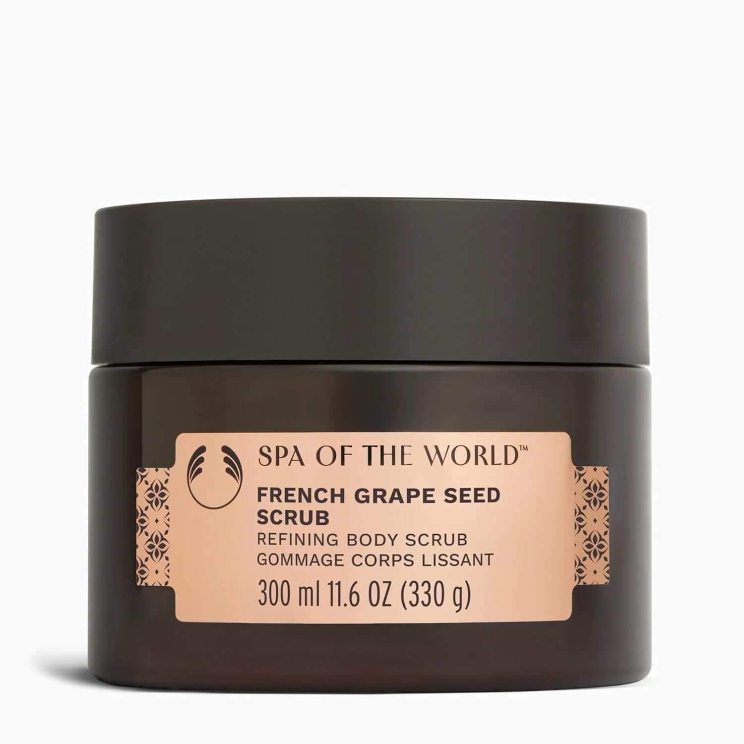The Body Shop French Grapeseed Refining Body Scrub | Exfoliating Scrub for Softer, Smoother Skin | Fresh & Fruity Scent, 300 ml / 11.6 oz