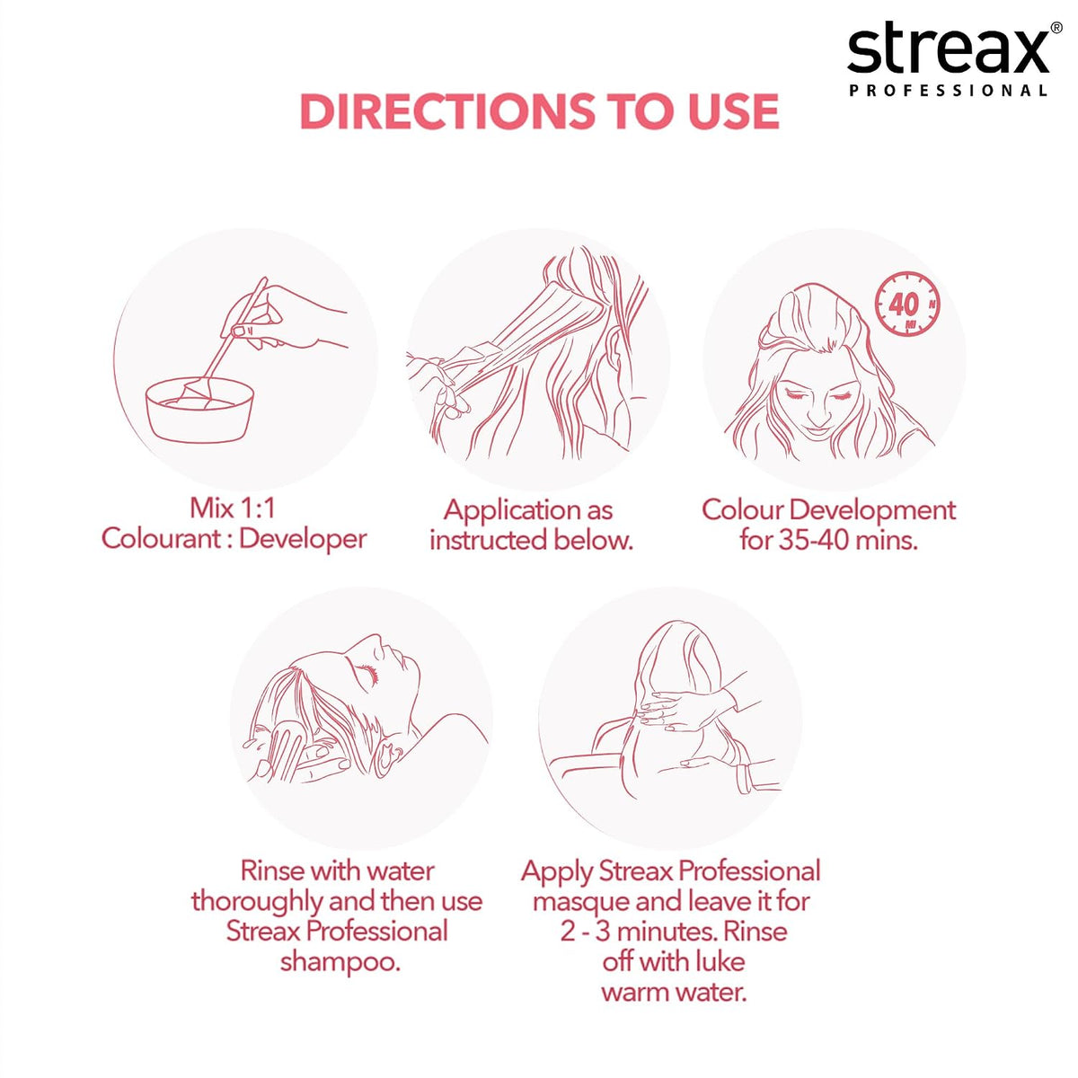 Streax Professional Argan Secret Hair Colourant Developer, Cream Developer for Rich Hair Colour, 20 Volume (6%), 250ml(Pack of 2)