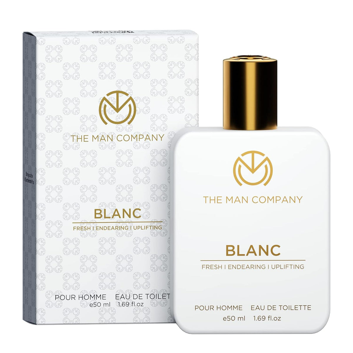 The Man Company Men Blanc Edt (50Ml) & Black Edt (50Ml) Elegant Liquid Perfume Gift Set | Premium Long-asting Eau De Toillete | Citrusy Fragance for Men | Valen